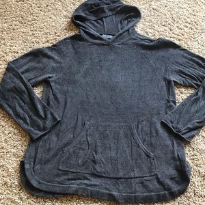 Barefoot Dreams Cozy Chic Ultra Lite Hoodie in Dark Gray
